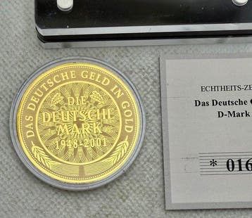 Duitsland. Deutsche Mark 2021, oro 1/200 Oz (.999) (Zonder, Postzegels en Munten, Munten | Europa | Niet-Euromunten