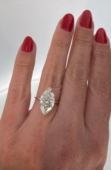 Zonder minimumprijs - Ring - 14 karaat Geel goud - 5.06ct., Nieuw