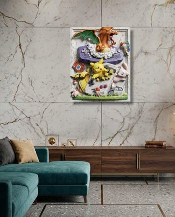 Makayhos - [Canvas] Pocket Monsters – Gaming Nostalgia, Nieuw