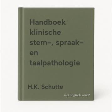 Handboek klinische stem-, spraak- en taalpathologie, Boeken, Studieboeken en Cursussen, Verzenden, Gelezen, H.K. Schutte
