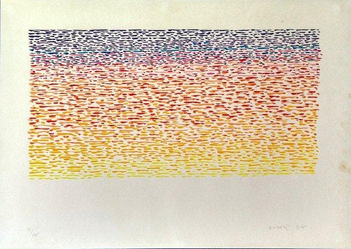 Piero Dorazio (1927-2005) - Senza titolo, Antiquités & Art, Antiquités | Autres Antiquités