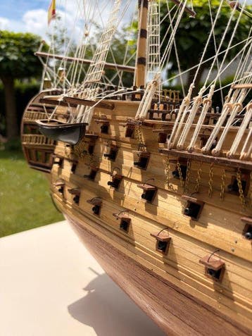 Kolderstok - Modelschip - Santa Ana - Zeldzaam,, Kinderen en Baby's, Nieuw