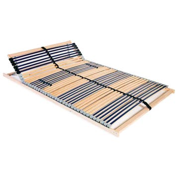 vidaXL Lattenbodem met 42 latten 7 zones 120x200 cm, Verzenden
