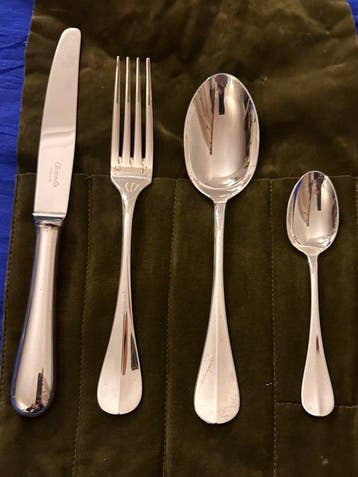 Christofle - Bestekset (4) - Fidelio - Verzilverd -