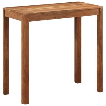 Massief houten bartafel acacia: Tweede kansje, OP = OP!, Verzenden