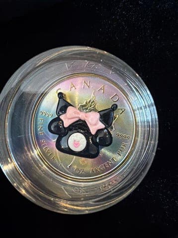 Canada. 5 Dollars 2025 Hello Kitty - Kuromi Insert 1 oz