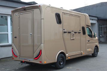 Renault Master Dubbele Cabine | 2 Paarden | 5 Zitplaatsen, Nieuw, Overige materialen, 2-paards trailer