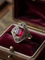 Sans prix de réserve - Bague - 9 carats Argent, Or rose