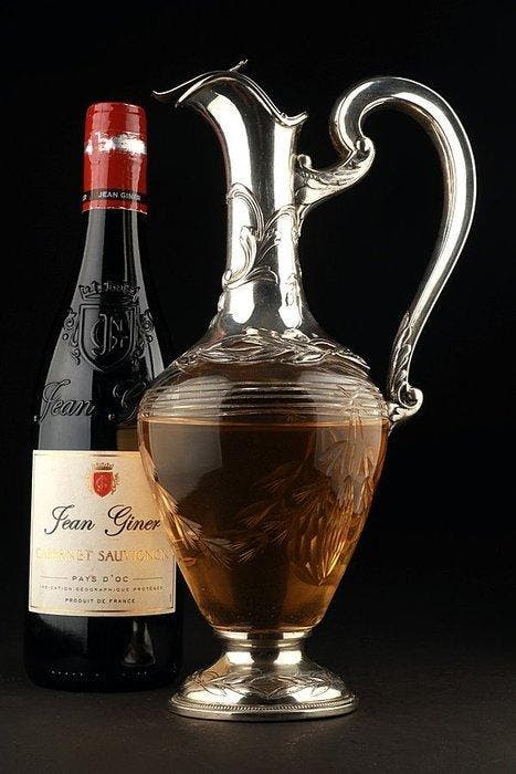 Karaf - .800 zilver, Antiek en Kunst, Antiek | Zilver en Goud