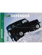 1999 LAND ROVER DEFENDER BROCHURE NEDERLANDS, Ophalen of Verzenden