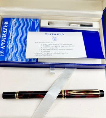 Waterman - MAN Rhapsody Rouge - Stylo à plume, Nieuw