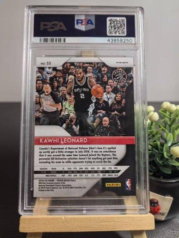 2018 Panini Prizm Kawhi Leonard #53 Parallel card, Silver, Nieuw