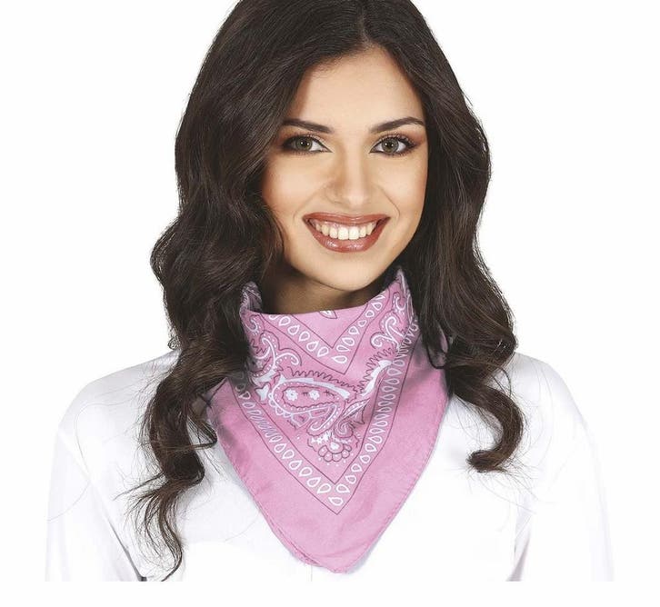 Roze Sjaal Bandana, Hobby en Vrije tijd, Feestartikelen, Nieuw, Verzenden