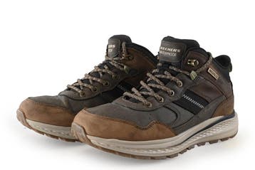 Skechers Hoge sneakers in maat 41 Bruin, Kleding | Heren, Bruin, Verzenden, Zo goed als nieuw, Skechers