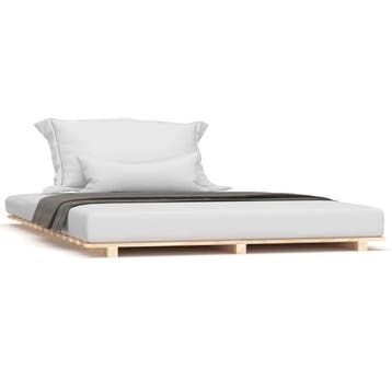 Bedframe 140x200 massief hout | Tweede kansje | OP = OP, Overige kleuren, Verzenden, Tweepersoons, 140 cm