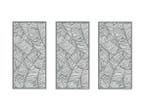 Veiling - 3x Composiet terrasscherm Vendure 180x90cm, Nieuw