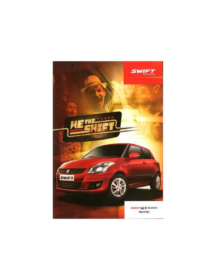 2013 MARUTI SUZUKI SWIFT BROCHURE ENGELS, Boeken, Auto's | Folders en Tijdschriften