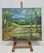 Josep Soler (1941) - Primavera en el campo, Antiek en Kunst