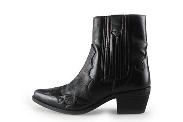 Manfield Cowboy laarzen in maat 38 Zwart, Verzenden