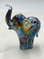 Livio Campanella - Vaas - Muranoglas - Olifant in