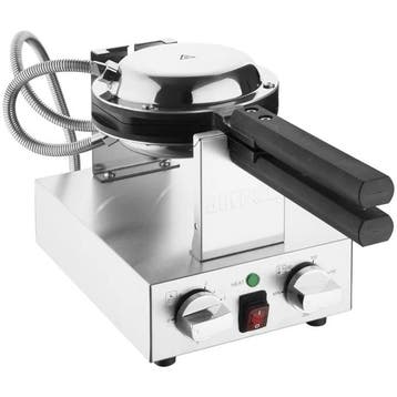 Wafelijzer | Enkel | Bubble Wafels | 50°C/250°C | 1.4kW, Verzenden