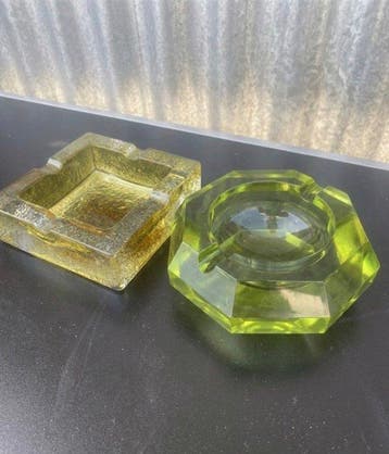Asbak (2) - Glas, Antiek en Kunst