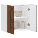 vidaXL Keukenbovenkast Lucca bewerkt hout oud houtkleurig, Verzenden, Nieuw