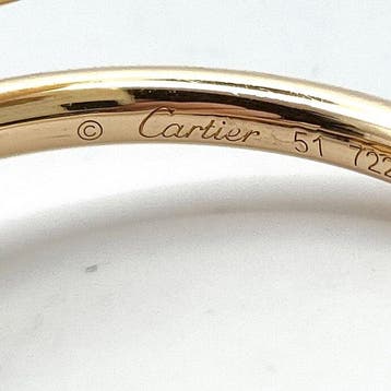 Cartier - Bague - 18 carats Or jaune - juste un clou, Handtassen en Accessoires, Ringen, Nieuw