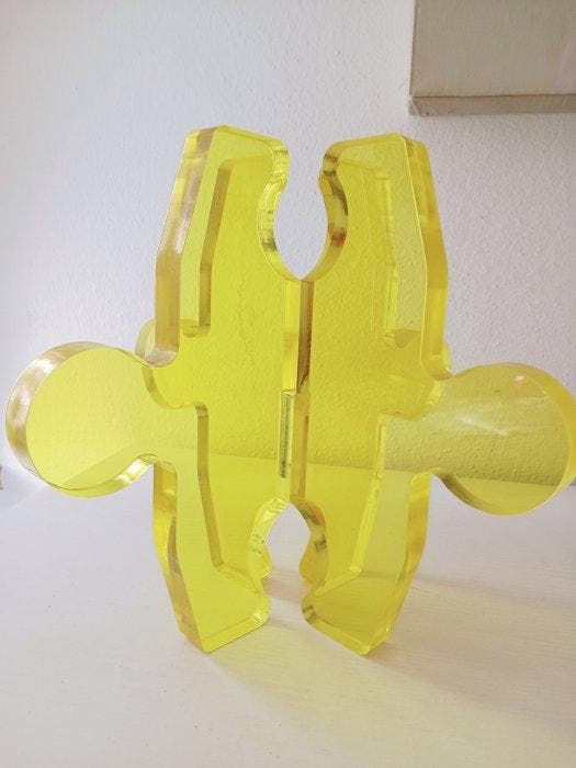 Giovanni Gurioli - sculptuur, Elfo - 25 cm - plexiglas, Antiquités & Art, Art | Objets design