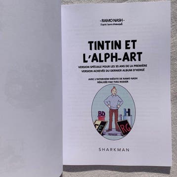 Tintin - Tintin et lAlph-Art - 1 Album - Beperkte oplage -
