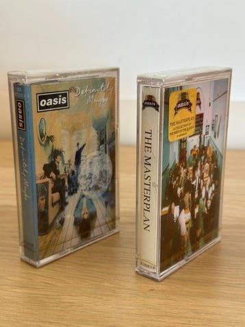Oasis - 2 x sealed tapes - The Masterplan & Definitely Maybe, Nieuw in verpakking