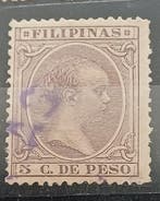 Filipijnen 1897 - Alfonso XIII. Complete serie. - Edifil, Postzegels en Munten, Postzegels | Europa | Spanje, Gestempeld
