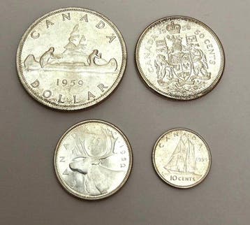 Canada. Elizabeth II. 1959 (Zonder minimumprijs), Postzegels en Munten