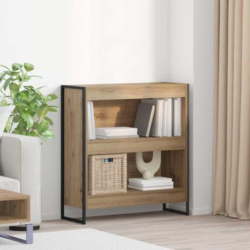 vidaXL Boekenkast Ambachtelijk Eiken 80 x 30 x 86,5 cm, Verzenden, Nieuw