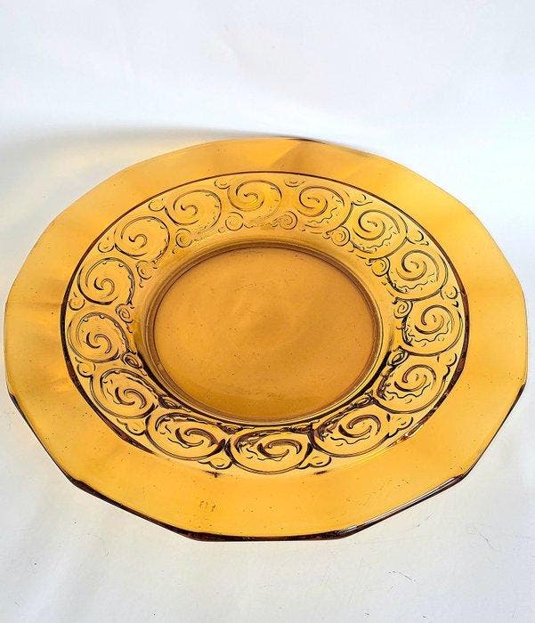 Val Saint Lambert - Saladier - Rosette - Verre - bol de, Antiquités & Art, Curiosités & Brocante