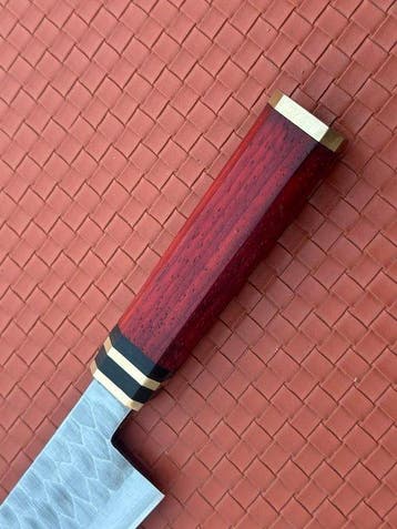 Custom Hand-Forged Premium Chefs Knife - Tafelmes - Staal,