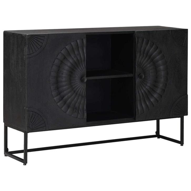 vidaXL Dressoir Zwart 105 x 30 x 68 cm, Huis en Inrichting, Kasten | Dressoirs, Nieuw, Verzenden