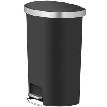 Pedaalemmer | HANA | Kunststof/RVS | Zwart | 55L |, Verzenden, Nieuw in verpakking