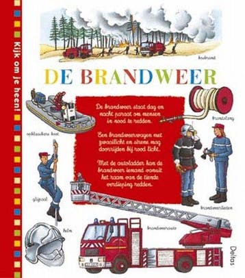 Kijk Om Je Heen Brandweer, Boeken, Kinderboeken | Jeugd | onder 10 jaar, Verzenden, Nieuw