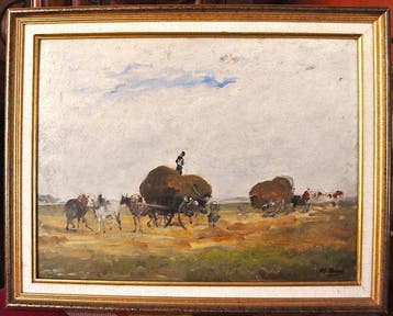 Adolphe Charles Marais (1856-1940) - La fenaison, ecole de, Antiquités & Art