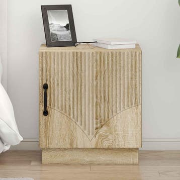 vidaXL Nachtkastje 2 st Sonoma Eiken 43 x 34,5 x 47 cm, Verzenden, Nieuw
