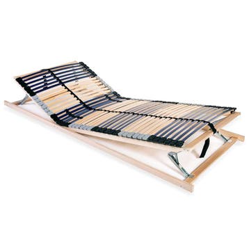 vidaXL Lattenbodem met 42 latten 7 zones 70x200 cm, Verzenden