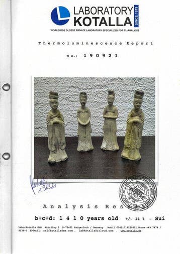 Oud Chinees, Tang-dynastie Terracotta Minqi. Met TL-test -