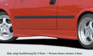 Rieger side skirt | Astra G - 5-drs., Sedan, Stationwagon |, Verzenden, Nieuw, Opel