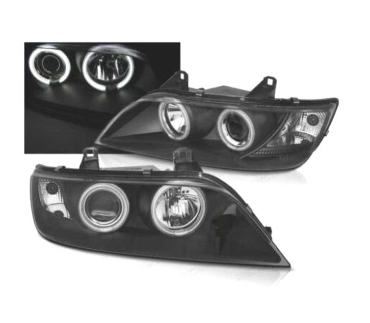 PHARES BMW Z3 ANGEL EYES CCFL FOND NOIR 96-02, Autos : Pièces & Accessoires, Éclairage, Envoi