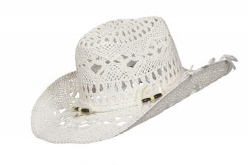 Witte Hoed Stro Dames, Verzenden, Nieuw
