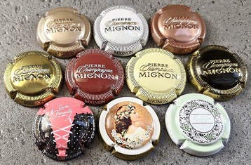 Collectie champagnecapsules - Grote partij van 40 capsules