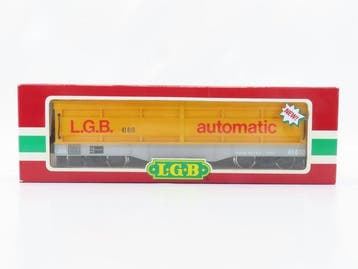 LGB G - 41610 - Modeltrein goederenwagon (1) - 4-assige Hoge, Hobby & Loisirs créatifs