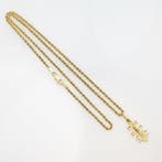 Collier avec pendentif - 18 carats Or jaune, Bijoux, Sacs & Beauté