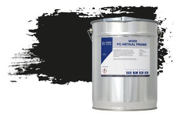 Wixx PU Metaalprimer RAL 9005 | Gitzwart 2.5L, Verzenden, Nieuw